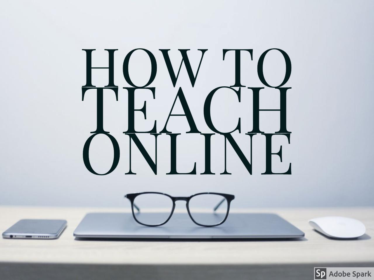 How to Teach Online – Copy / Paste How to Teach Online – Copy / Paste